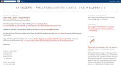 Desktop Screenshot of fahrzeugvollverklebung-carwrapping.blogspot.com