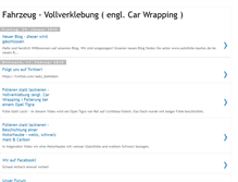 Tablet Screenshot of fahrzeugvollverklebung-carwrapping.blogspot.com