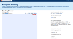 Desktop Screenshot of europeandebating.blogspot.com