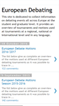 Mobile Screenshot of europeandebating.blogspot.com