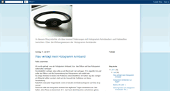 Desktop Screenshot of hologrammarmband.blogspot.com