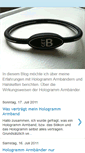 Mobile Screenshot of hologrammarmband.blogspot.com