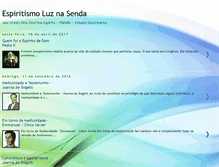 Tablet Screenshot of luznasenda.blogspot.com