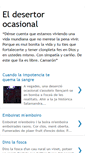 Mobile Screenshot of eldesertorocasional.blogspot.com