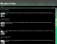 Tablet Screenshot of our-year-in-india.blogspot.com