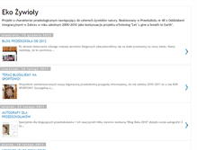 Tablet Screenshot of ekozywioly.blogspot.com