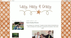 Desktop Screenshot of lazyhazyandcrazy.blogspot.com