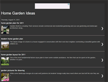 Tablet Screenshot of homegardenideass.blogspot.com