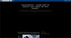 Desktop Screenshot of halo2cheats.blogspot.com