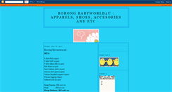 Desktop Screenshot of borongbabyworld2u.blogspot.com