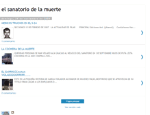 Tablet Screenshot of elsanatoriodelamuerte.blogspot.com