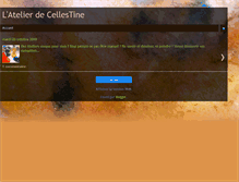 Tablet Screenshot of latelier-cellestine.blogspot.com