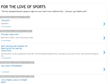 Tablet Screenshot of fortheloveofsports.blogspot.com