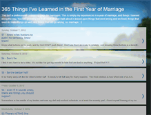 Tablet Screenshot of 365marriagelessons.blogspot.com