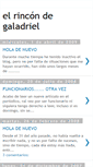 Mobile Screenshot of elrincondegaladriel.blogspot.com
