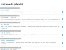 Tablet Screenshot of elrincondegaladriel.blogspot.com