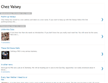 Tablet Screenshot of chezvaisey.blogspot.com