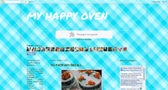 Desktop Screenshot of myhappyoven.blogspot.com