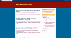 Desktop Screenshot of eastafricannurses.blogspot.com