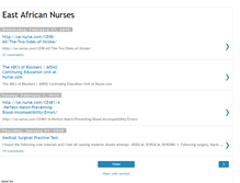 Tablet Screenshot of eastafricannurses.blogspot.com