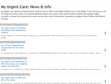 Tablet Screenshot of myurgentcare.blogspot.com