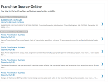 Tablet Screenshot of franchisesourceonline.blogspot.com