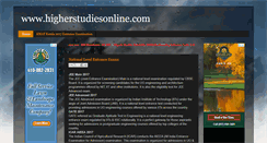 Desktop Screenshot of higherstudiesonline.blogspot.com