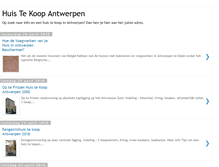 Tablet Screenshot of huistekoopantwerpen.blogspot.com