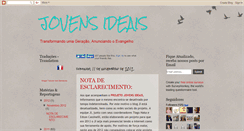 Desktop Screenshot of jovensideaisonline.blogspot.com