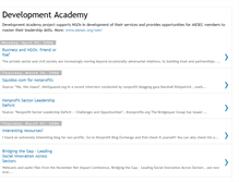Tablet Screenshot of developmentacademy.blogspot.com