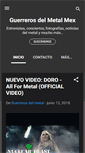 Mobile Screenshot of guerrerosdelmetalmex.blogspot.com