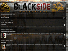 Tablet Screenshot of blacksideleatherfetishstore.blogspot.com