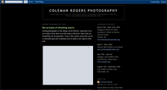 Desktop Screenshot of colemanrogersphotography.blogspot.com