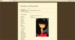 Desktop Screenshot of huellasenelpavimento.blogspot.com