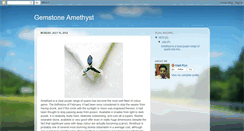 Desktop Screenshot of gemstoneamethyst.blogspot.com