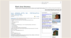 Desktop Screenshot of eastjavavacancy.blogspot.com