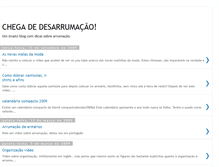 Tablet Screenshot of chegadedesarrumacao.blogspot.com