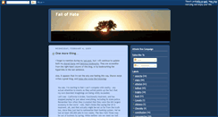 Desktop Screenshot of fallofhate.blogspot.com