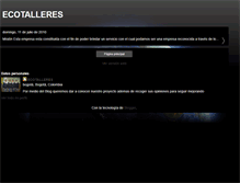 Tablet Screenshot of ecotalleres.blogspot.com