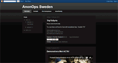 Desktop Screenshot of anonopssweden.blogspot.com