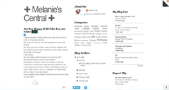 Desktop Screenshot of melaniescentral.blogspot.com