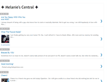 Tablet Screenshot of melaniescentral.blogspot.com