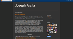 Desktop Screenshot of josepharcita.blogspot.com