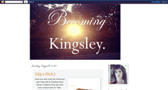 Desktop Screenshot of dkingsleymusic.blogspot.com