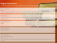 Tablet Screenshot of angoloespressivo.blogspot.com