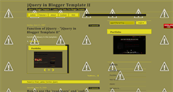 Desktop Screenshot of jquerybloggertemplateii.blogspot.com