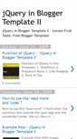 Mobile Screenshot of jquerybloggertemplateii.blogspot.com