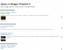 Tablet Screenshot of jquerybloggertemplateii.blogspot.com
