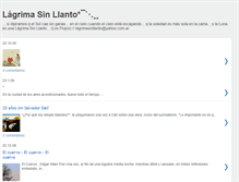 Tablet Screenshot of lagrima-sin-llanto.blogspot.com