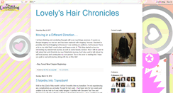 Desktop Screenshot of lovelyshairchronicles.blogspot.com